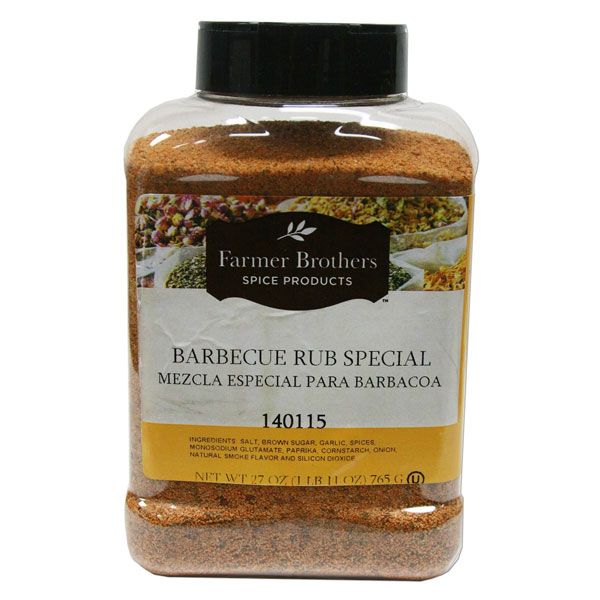  Farmer Brothers Barbecue Rub Special (2 Bottle/1 Lb 11 Oz ) 