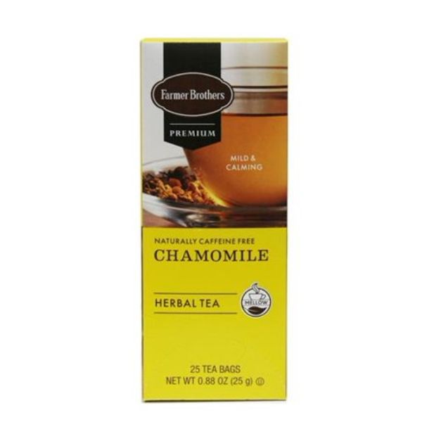  Farmer Brothers Premium: Chamomile Hot Tea, 2/25 Ct Tea Boxes
