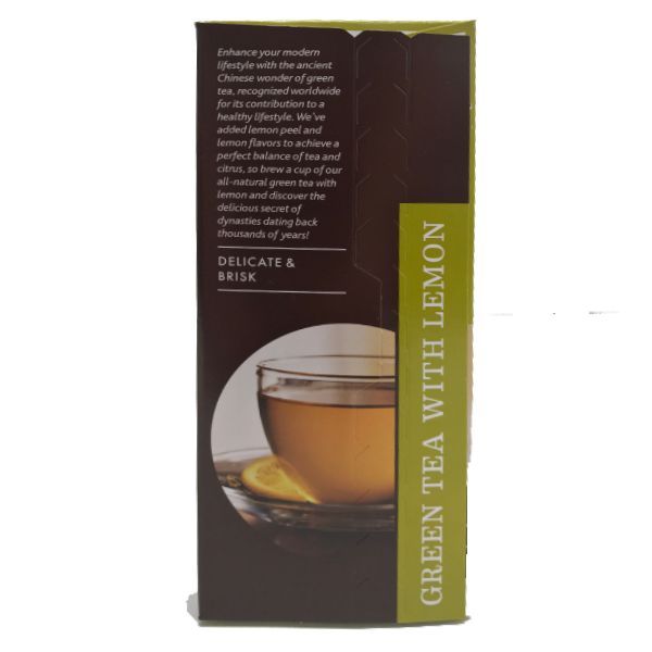  Farmer Brothers Premium: Green Tea With Lemon, 2/25 Ct Tea Boxes