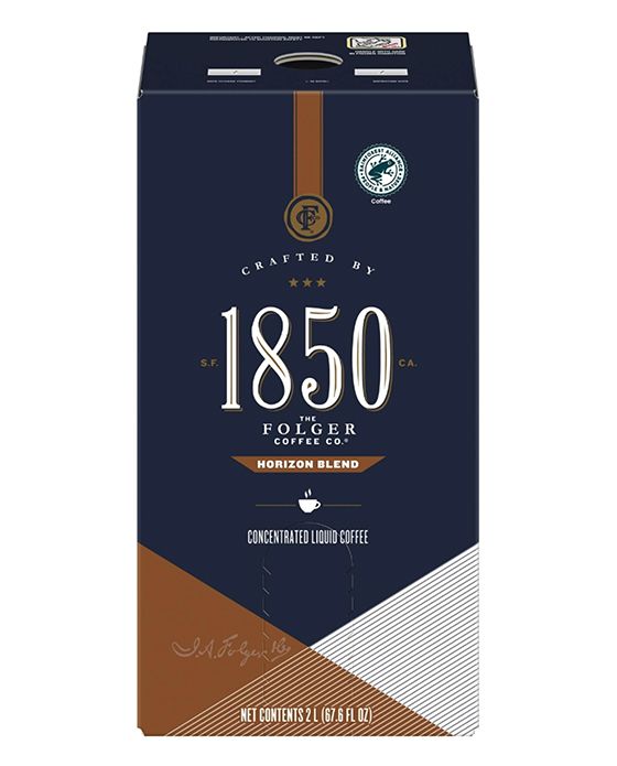  Folgers 2 Liter 1850 Horizon Blend (Replaces Dark Roast) (Twelve)
