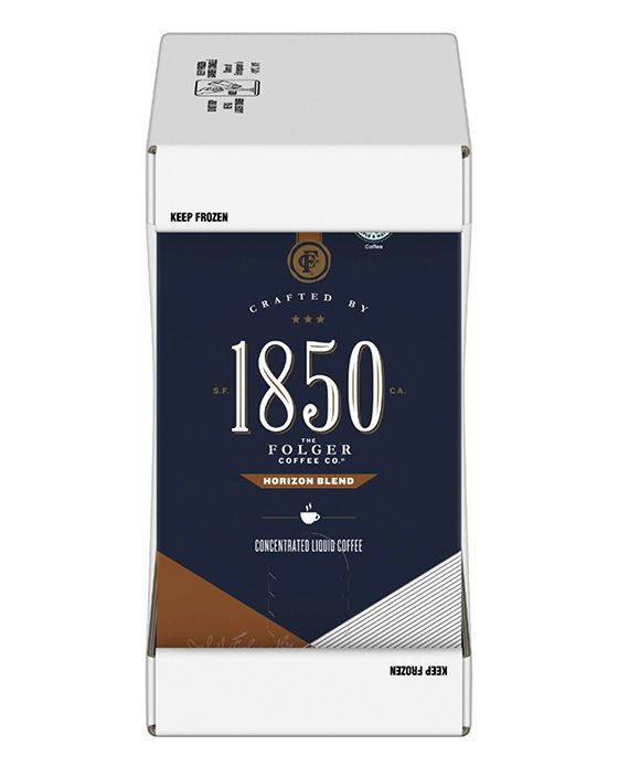  Folgers 2 Liter 1850 Horizon Blend (Replaces Dark Roast) (Two Boxes)