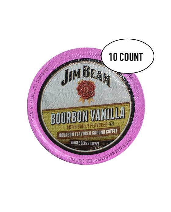  Jim Beam Bourbon Vanilla Flavored Single Serve Cups, 10 Cups
