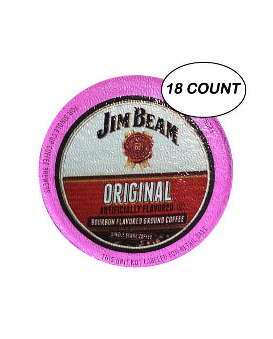  Jim Beam Original Bourbon Flavored Single Serve Cups, 18 Cups