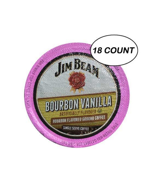  Jim Beam Bourbon Vanilla Flavored Single Serve Cups, 18 Cups