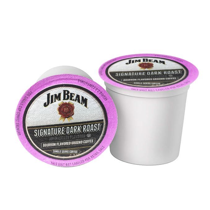  Jim Beam Dark Roast Single Serve Coffee, 100 Count Keurig 2.0 Compatible