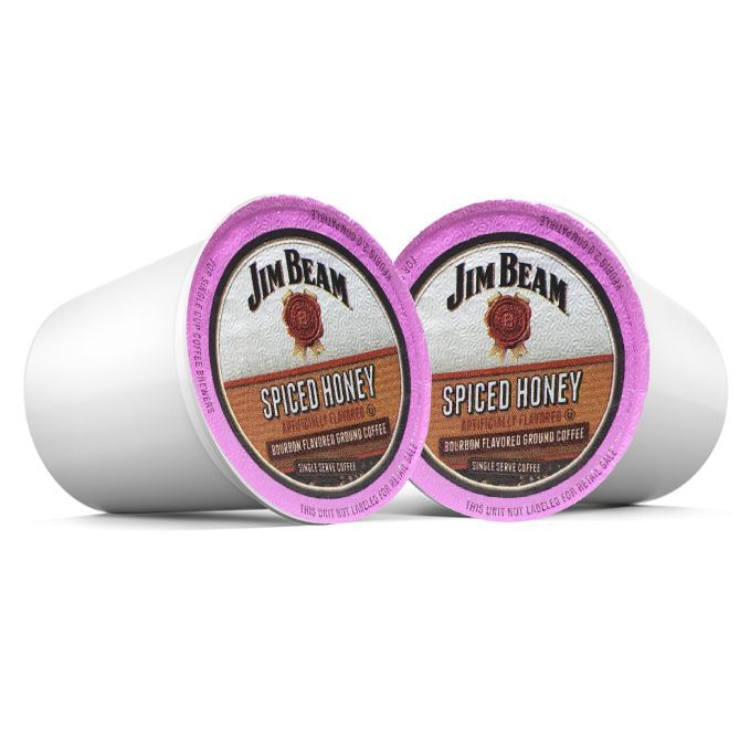  Jim Beam Coffee Single Serve Cups, Assorted Flavors,18 Cups Each