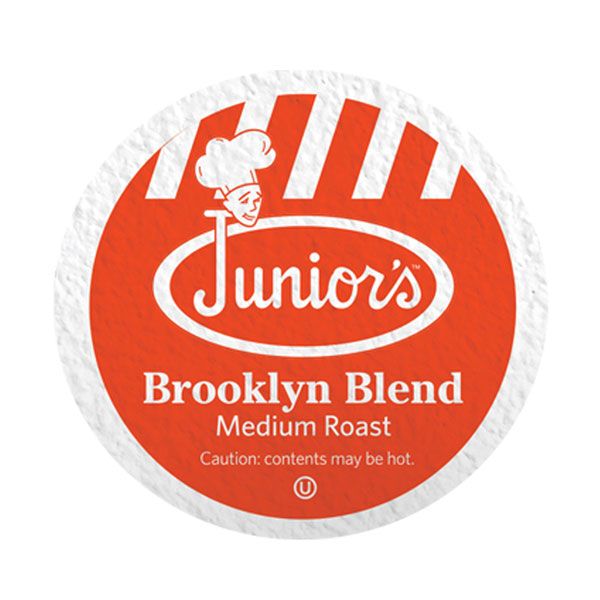  Junior's Most Fabulous Brooklyn Blend, Medium Roast Single Single Serve 4/18 Ct 