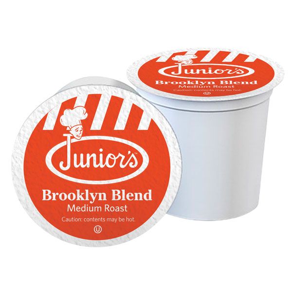  Junior's Most Fabulous Brooklyn Blend, Medium Roast Single Single Serve 2/18 Ct 