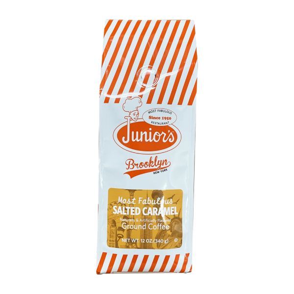  Junior's Most Fabulous Salted Caramel Ground Coffee, 4/12 Oz Bag