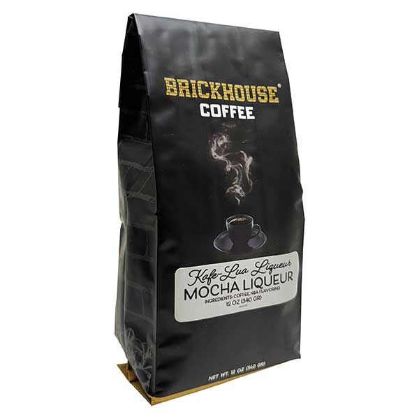  Kafe-Lua Liqueur Flavored Ground Coffee By Brickhouse, Mocha, 2 X 12oz Bags