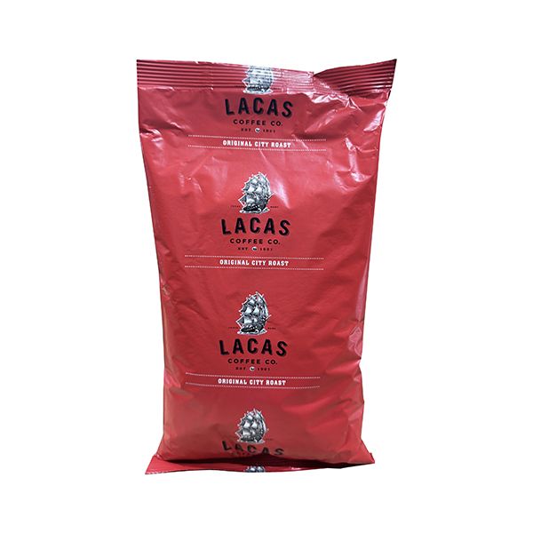  Lacas Original City Roast Ground Coffee, 25/16 Oz Bags – Premium Gourmet Blend With Sweet Full-Bodied Finish – Bulk Coffee For Cafés And Restaurants