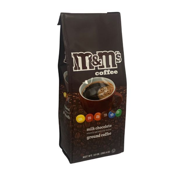  M&M's Milk Chocolate, Naturally And Artificially Flavored Ground Coffee, (6 Bags/10 Oz)