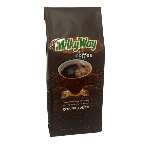 Milky Way Caramel, Nougat And Chocolate, Naturally And Artificially Flavored Ground Coffee,10 Oz Bag
