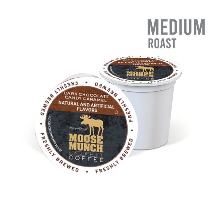  Moose Munch MapleWalnut/DarkChocCaramel/MilkChocCaramel/MapleVanilla 4/18 Ct