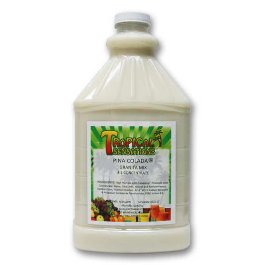  Tropical Sensations - Pina Colada Granita Mix, 1 Bottle 64 Oz 