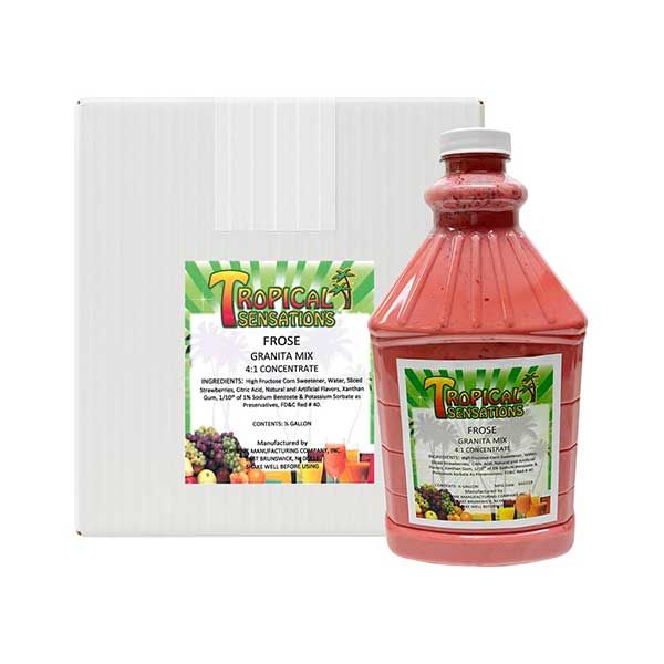  Tropical Sensations - Frosé (Frozen Rosé) Drink Mix, 6 Bottles 64 Oz Each