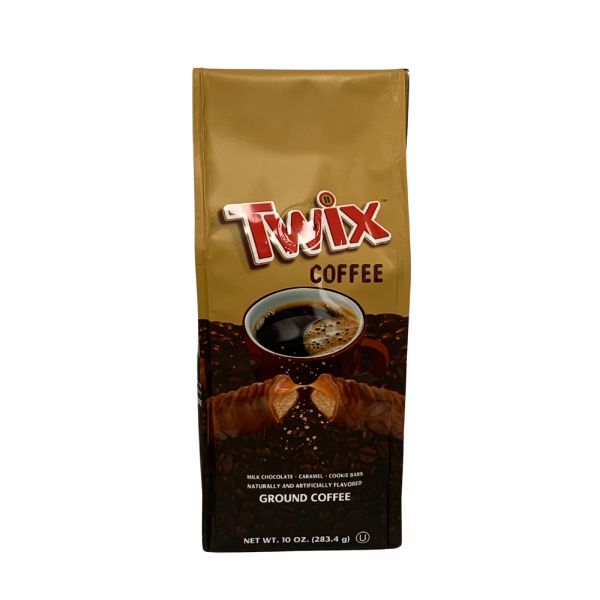  Twix Milk Chocolate, Caramel And Cookie Bars, Naturally And Artificially Flavored Ground Coffee, 2/10 Oz Bag
