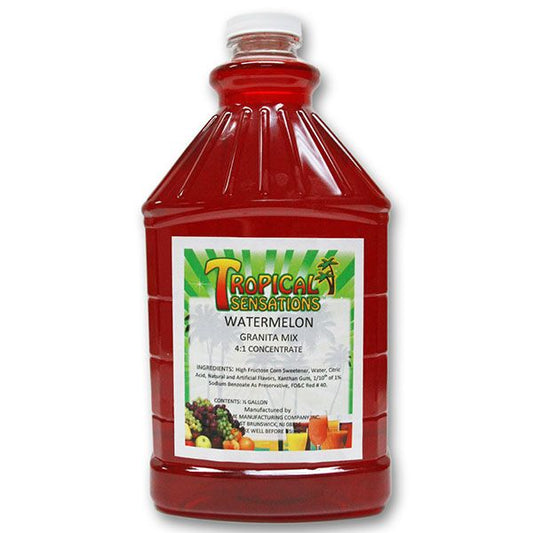  Tropical Sensations - Watermelon Granita Mix, One Bottle 64 Oz